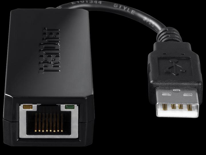 Actual product image Trendnet TU2-ET100, USB to Fast Ethernet Adapter (USB 2.0, RJ45 (1x))