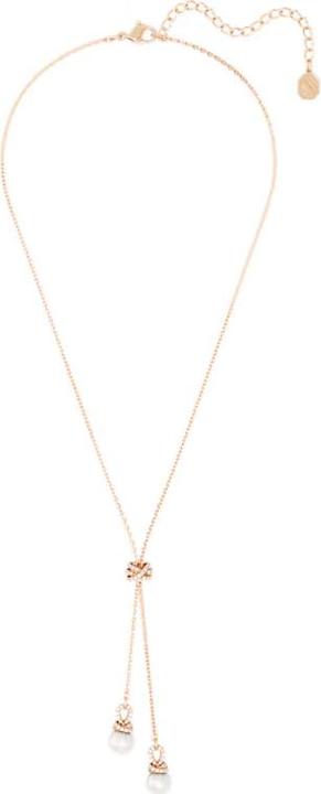 Produktbild Swarovski Originally Y Halskette Weiss Roségold (Swarovski Metall, 42 - 47 cm)