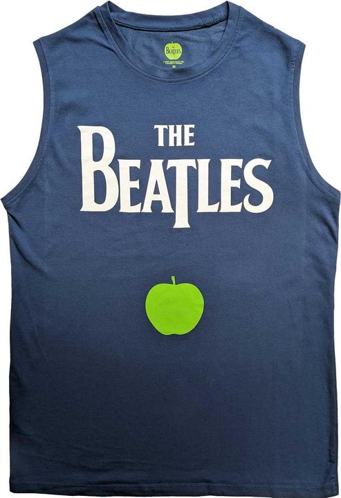Actual product image The Beatles Unisex Adult Apple Cotton Logo Tank Top (M)