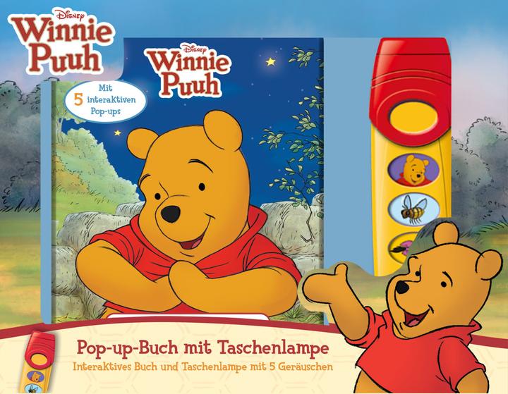 Produktbild Disney Winnie Puuh - Pop-up-Buch und Taschenlampe mit 5 Geräuschen (Deutsch, 2022)