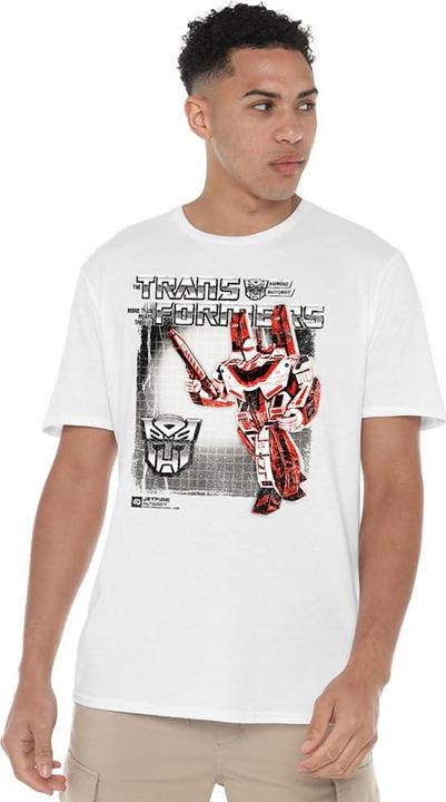 Actual product image Transformers Mens Jetfire Box 40th T-Shirt (M)