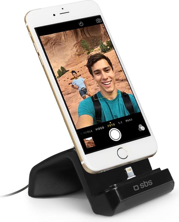 Produktbild SBS Tischhalterung mit Ladefunktion für iPhone mit Lightning-Anschluss