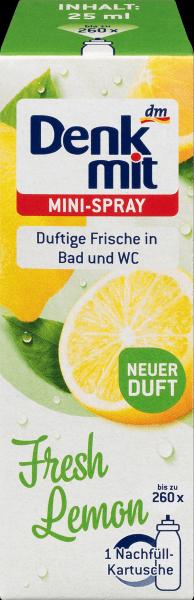 dm Denkmit Air Freshener Mini Spray Fresh Lemon Refill Pack