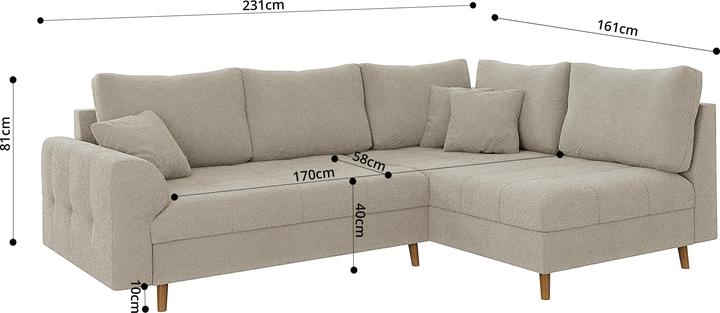 Actual product image Ropez Ariella (Corner sofa)