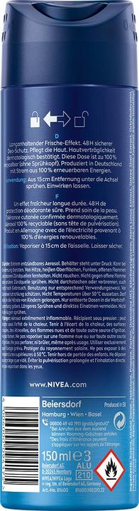 Actual product image NIVEA Fresh Active Spray (Spray, 150 ml)