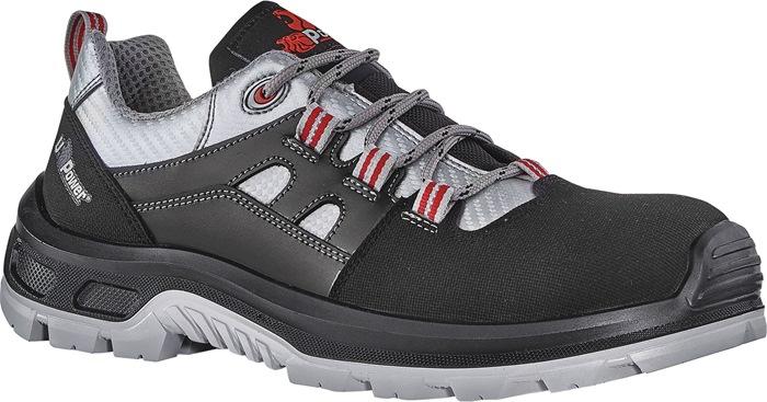 U-Power Veiligheidsschoen Hoek maat 46 zwart/grijs/rood S3 SRC EN ISO 20345 glad leer (S3, 46)