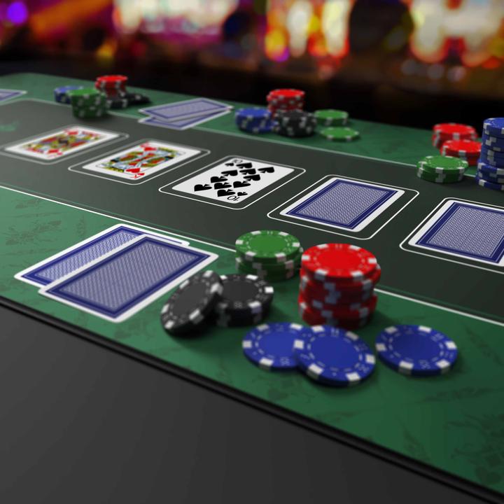 Produktbild CSL XXL Mauspad 900x400mm, Poker Mousepad, Schreibtischunterlage, Pokertisch Auflage, Pokermatte Grün