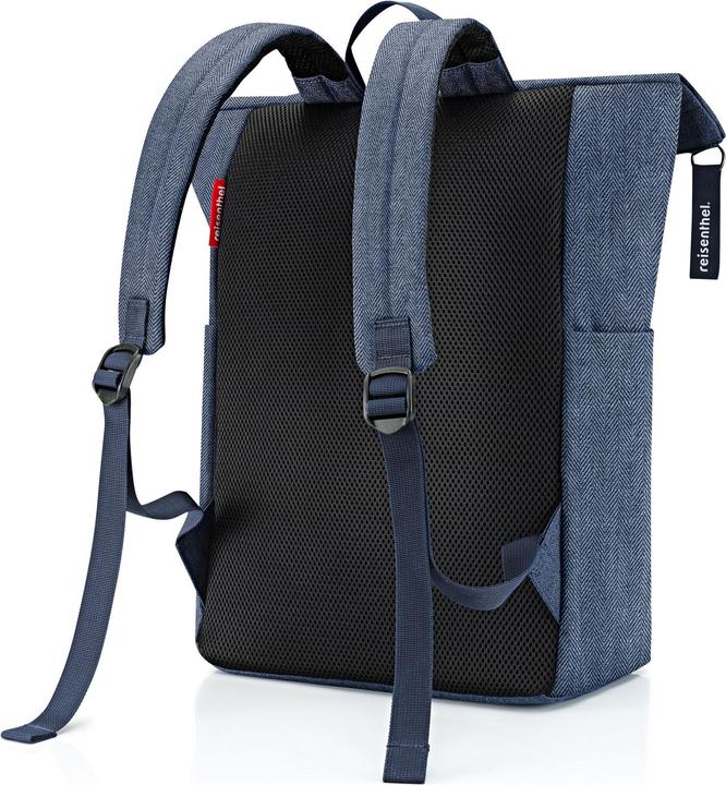 Produktbild reisenthel Freizeitrucksack Rolltop backpack Herringbone Dark Blue (22 l)