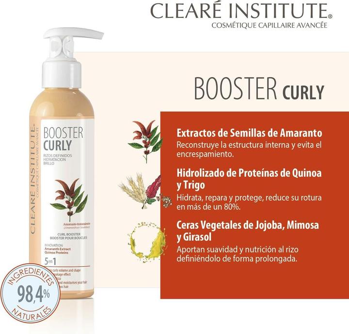 Produktbild Clearé Institute Booster Curly Defined Curls Moisture Shine 200ml (200 ml)
