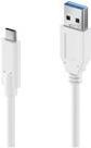 Produktbild Purelink USB 3.1-Kabel (Gen 1) USB C - USB A 2 m Weiss (2 m, USB 3.1)