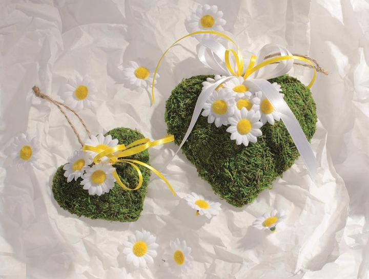 Actual product image Glorex Moss heart 12 cm