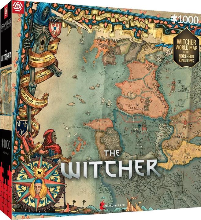 Good Loot Mappa di The Witcher: Regno del Nord - Puzzle (1000 pezzi)