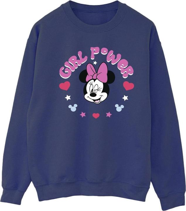 Actual product image Disney Womens/Ladies Minnie Mouse Girl Power Sweatshirt (XL)