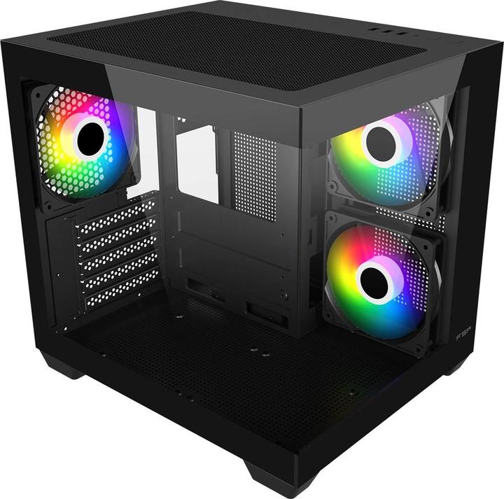 Image du produit Fortron FSP Geh Mini S140 BA Micro-ATX/M-ITX/ARGB o.N. Black retail