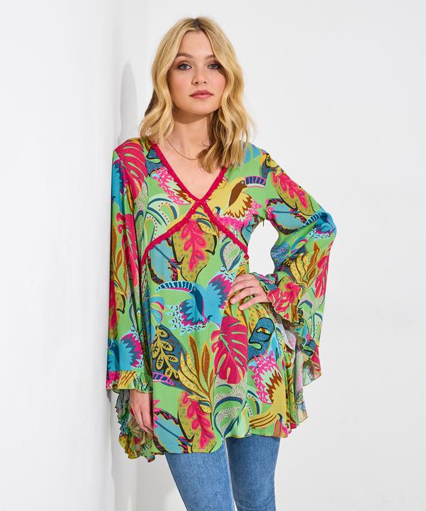 Produktbild Joe Browns Tropical Print Long Sleeve Tunic Dress (10)