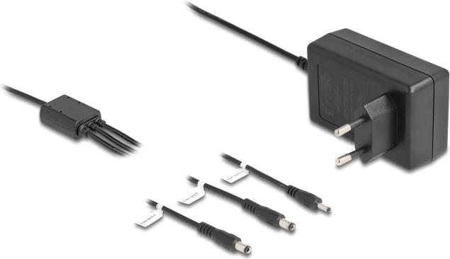 Produktbild Delock Externes Netzteil DC 3,5x 1,35mm/ 5,5x 2,1mm/ 5,5x 2,5mm 12V 3A 36W