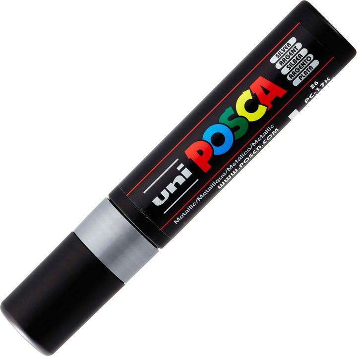 Image du produit Posca Marqueur PC-17K Pointe rectangulaire (Argent, 15 mm, 1 x)