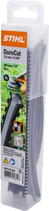 Productafbeelding Stihl 9303504 Draadstukken XL gekarteld 185mm x 3mm (Grastrimmer, Trimmerdraad + draadspoel)