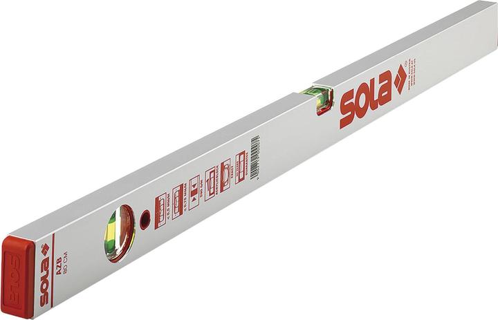 Produktbild Sola Messwerkzeuge Wasserwaage AZB 20 cm Aluminium silber 0,5 mm/m 0,50 mm/m (20 cm)