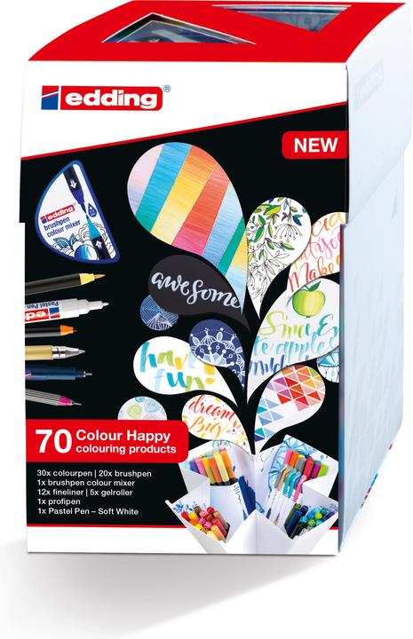 Actual product image Edding Happy Big Box 1340 + 1300 (Multicoloured, 70 x)
