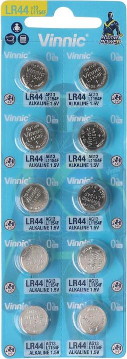 Vinnic Positive Power (10 pcs, LR44, 175 mAh)