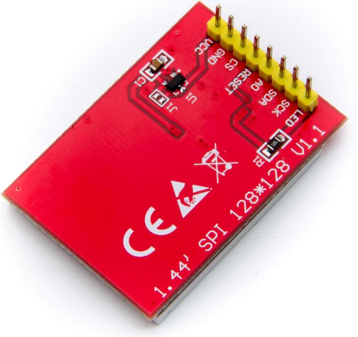 Actual product image Purecrea 128x128 1.44inch RGB TFT LCD display SPI