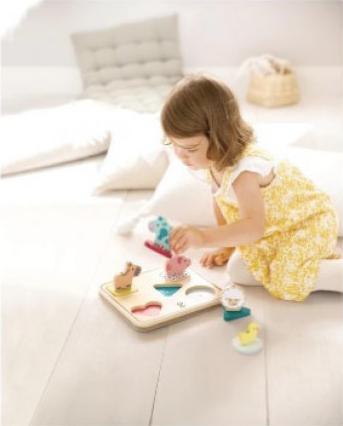 Image du produit Hape Puzzle de bruits d'animaux Tom (6 pièces)