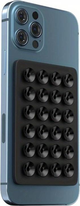 Actual product image Apfelkiste Universal Silikon Saugnapf Smartphone Halterung Selbstklebend