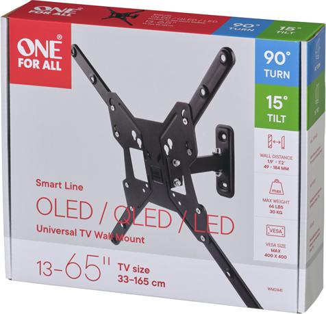 Actual product image One for All Smart WM2441 (Wall, 55", 30 kg)