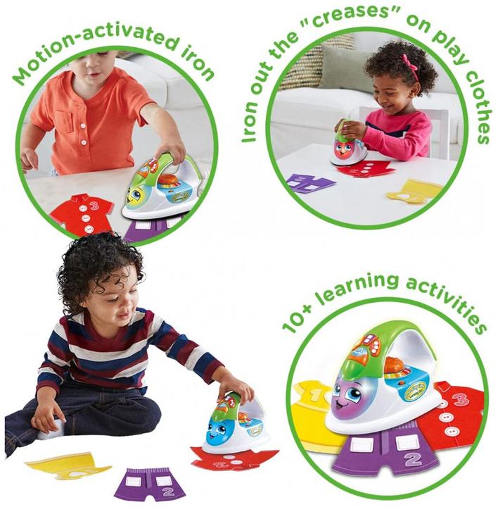 Immagine prodotto VTech 614703 Leap Frog Gioco di prestigio "Impara a stirare" interattivo (versione inglese) 18+ mesi (Inglese)