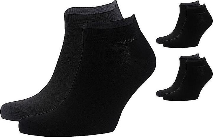 Cocain Sneaker 39/42, Schwarz - Socken (6er Pack, 39 - 42)