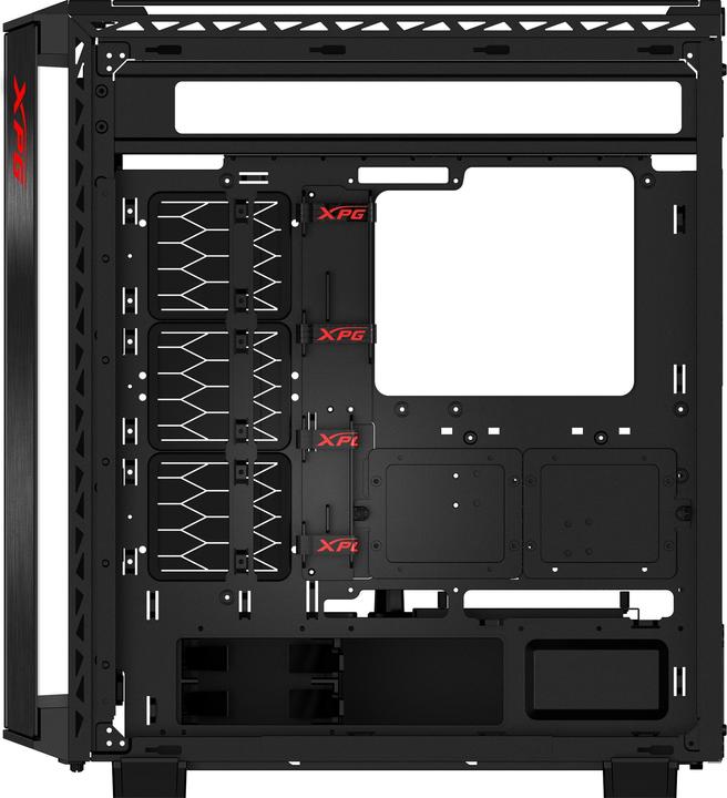 Produktbild XPG BATTLECRUISER II ST Midi-Tower Schwarz (ATX, Mini-ITX, mATX)