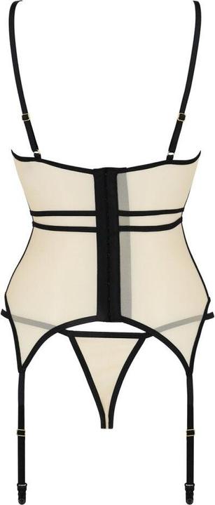 Image du produit Passion PE Serara corset & thong beige S/M (S, M, S/M)