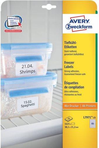 Actual product image Avery Tiefkühl-Etiketten
