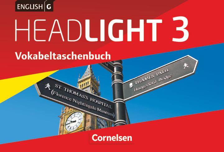 Immagine prodotto English G Headlight 3. Allgemeine Ausgabe. Vokabeltaschenbuch (Tedesco, Inglese, 2014)
