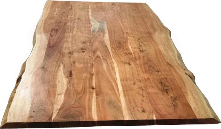 Image du produit SIT Möbel Table en bois massif Ux3.6 acacia naturel-noir antique (180 x 90 x 76 cm)