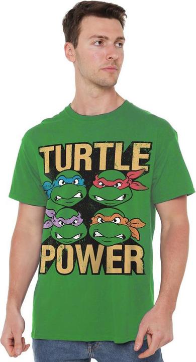 Actual product image Teenage Mutant NT Mens Turtle Power T-Shirt (4XL)