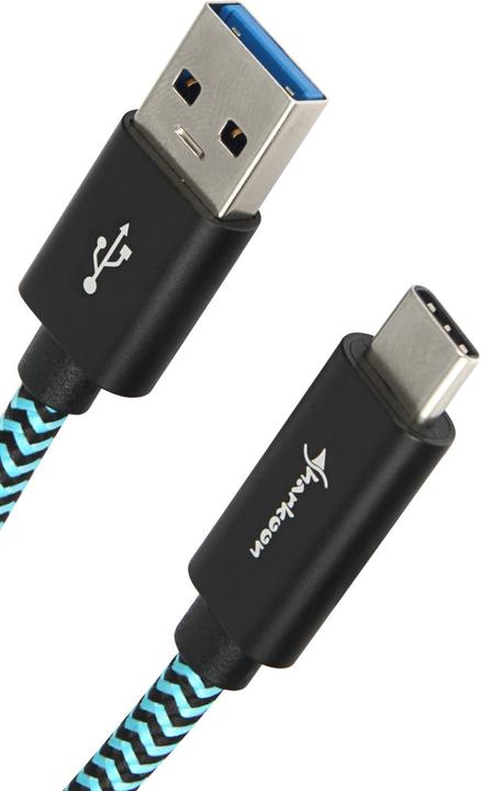 Actual product image Sharkoon USB A – USB-C (0.50 m, USB 3.1)