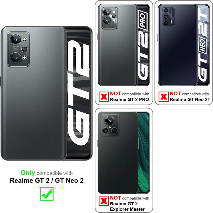 Image du produit Cadorabo Housse TPU Candy pour Realme GT / GT Neo 2T / Q3 PRO (Realme GT Neo 2T, Realme Q3 Pro 5G)