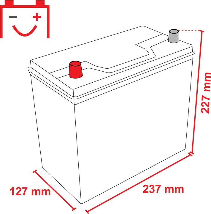 Actual product image Bosch Automotive S4 023 (12 V, 45 Ah, 330 A)