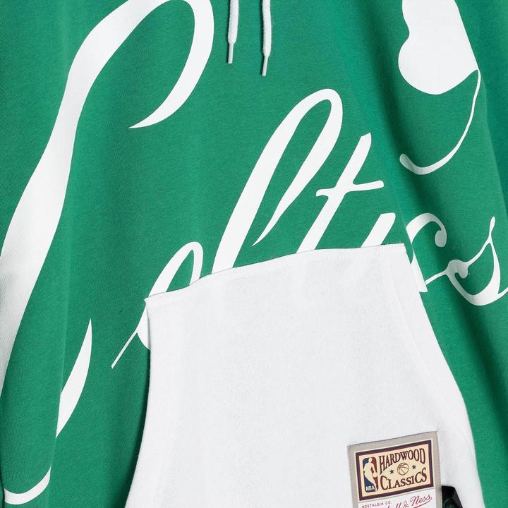 Actual product image Mitchell & Ness boston cetics big face 5.0 hoodie (L)