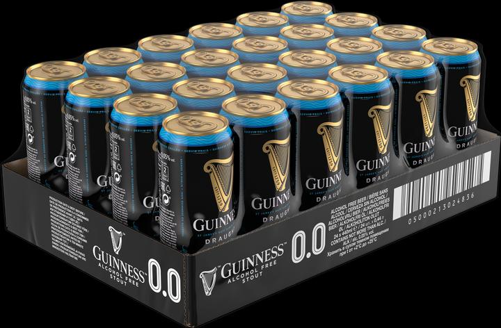 Produktbild Guinness Draught 0.0% (24 x 44 cl)