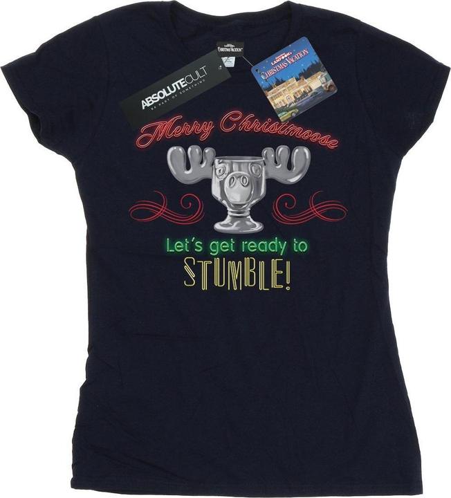 Actual product image National Lampoon´s Vacation Womens/Ladies Moose Head Cotton T-Shirt (XL)