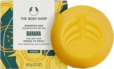 Produktbild Body Shop Solid Shampoo For Frizzy Hair Banana Shampoo Bar 60 G (Festes Shampoo)