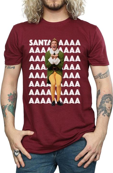 Produktbild Elf Buddy Santa Scream TShirt (L)