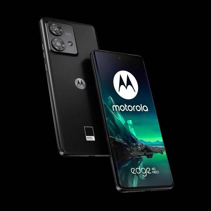 Actual product image Motorola Edge 40 Neo (256 GB, Black Beauty, 6.55", SIM + eSIM, 50 Mpx, 5G)