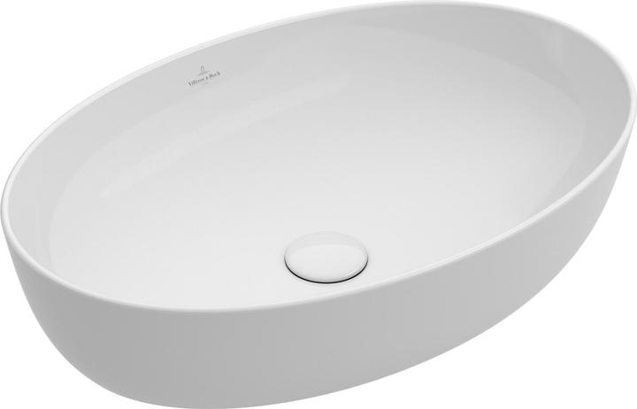 Villeroy & Boch Aufsatzwaschbecken Artis 61 cm oval wei 41986101 (410 mm, 610 mm)