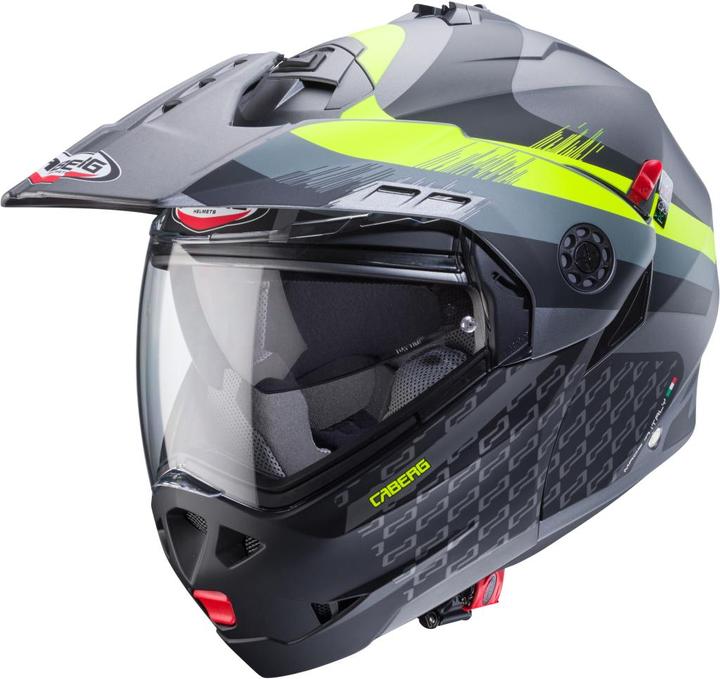 Image du produit Caberg TOURMAX X SARABE matt gun metal-schw.-fluo gelb XS (XS)
