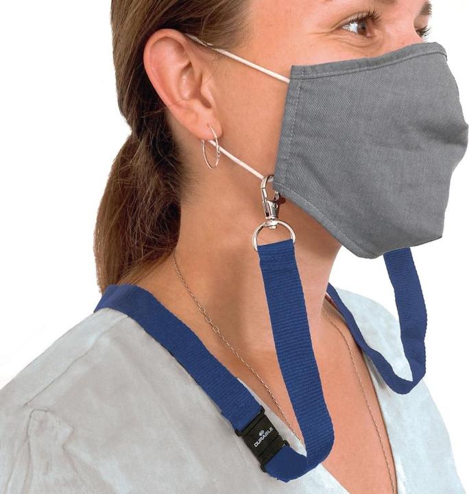 Image du produit Durable 852807 - Masque facial - Textile - Bleu - 44 cm - 20 mm