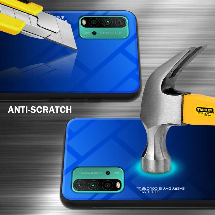 Actual product image Cadorabo TPU 2 colors glass envelope (Xiaomi Redmi 9T, Xiaomi Poco M3)